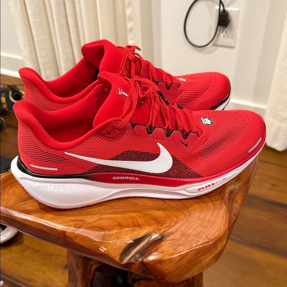 Nike Zoom Pegasus 41 Georgia Bulldog Men's Red Athletic Shoes